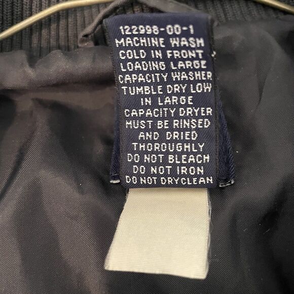 Gap Women's Puffer Jacket MEDIUM Down‎ Feather Black Full Zip Puffy Cold Control - Picture 7 of 7